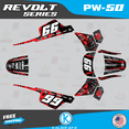 thumbnail image 1 of Kalair GFX Graphics Kit for Yamaha PW50 (All Years) Revolt Series, 1 of 5