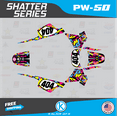 thumbnail image 1 of Kalair GFX Graphics Kit for Yamaha PW50 (All Years) Shatter Series, 1 of 5