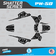 thumbnail image 1 of Kalair GFX Graphics Kit for Yamaha PW50 (All Years) Shatter Series, 1 of 5