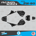 thumbnail image 1 of Kalair GFX Graphics Kit for Yamaha PW80 (1990-2008) Incision Series, 1 of 5