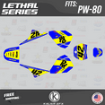thumbnail image 1 of Kalair GFX Graphics Kit for Yamaha PW80 (1990-2008) Lethal Series, 1 of 5