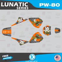 Kalair GFX Graphics Kit for Yamaha PW80 (1990-2008) Lunatic Series
