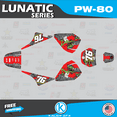 thumbnail image 1 of Kalair GFX Graphics Kit for Yamaha PW80 (1990-2008) Lunatic Series, 1 of 5