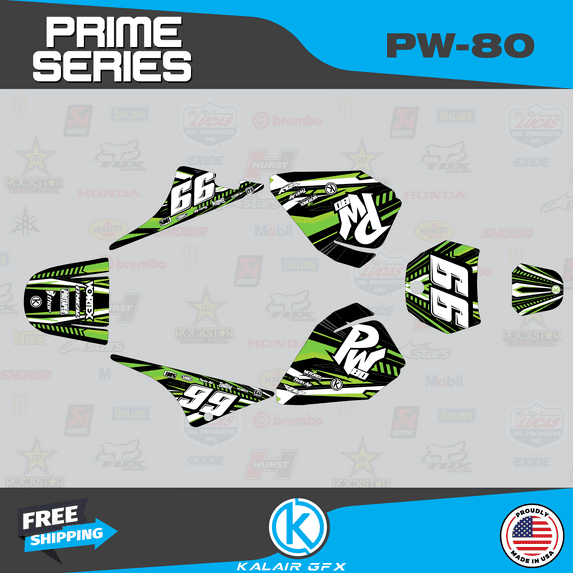 Kalair GFX Graphics Kit for Yamaha PW80 (1990-2008) Prime Series