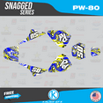 thumbnail image 1 of Kalair GFX Graphics Kit for Yamaha PW80 (1990-2008) Snagged Series, 1 of 5