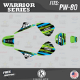 thumbnail image 1 of Kalair GFX Graphics Kit for Yamaha PW80 (1990-2008) Warrior Series, 1 of 5