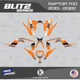 thumbnail image 1 of Kalair GFX Graphics Kit for Yamaha RAPTOR700 (2013-2022) Blitz Series, 1 of 5