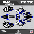 thumbnail image 1 of Kalair GFX Graphics Kit for Yamaha TT-R230 (2005-2023) Fh Series, 1 of 5