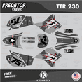 thumbnail image 1 of Kalair GFX Graphics Kit for Yamaha TT-R230 (2005-2023) Predator Series, 1 of 5