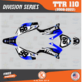 thumbnail image 1 of Kalair GFX Graphics Kit for Yamaha TTR110 (2008-2023) Division Series, 1 of 5