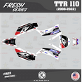 thumbnail image 1 of Kalair GFX Graphics Kit for Yamaha TTR110 (2008+) Fresh Series, 1 of 5