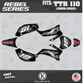 thumbnail image 1 of Kalair GFX Graphics Kit for Yamaha TTR110 (2008+) Rebel Series, 1 of 5