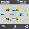 thumbnail image 1 of Kalair GFX Graphics Kit for Yamaha TTR125 (2008-2023) Lethal Series, 1 of 5