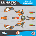 thumbnail image 1 of Kalair GFX Graphics Kit for Yamaha TTR125 (2008-2023) Lunatic Series, 1 of 5