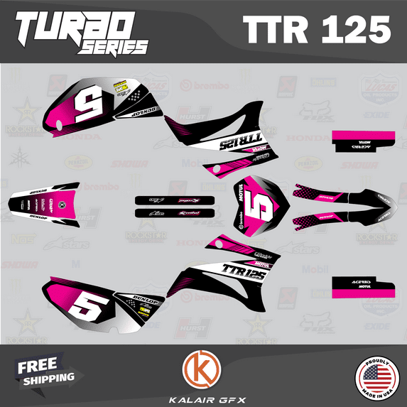 Kalair GFX Graphics Kit for Yamaha TTR125 (2008-2023) Turbo Series
