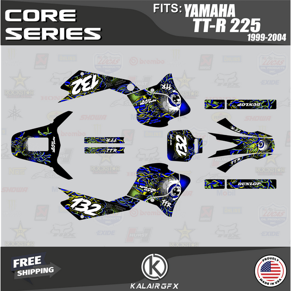 Kalair GFX Graphics Kit for Yamaha TTR225 (1999-2004) Core Series