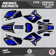 thumbnail image 1 of Kalair GFX Graphics Kit for Yamaha TTR230 (2005+) Rebel Series, 1 of 5