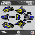 thumbnail image 1 of Kalair GFX Graphics Kit for Yamaha TTR230 (2005+) Rebel Series, 1 of 5