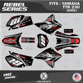 thumbnail image 1 of Kalair GFX Graphics Kit for Yamaha TTR230 (2005+) Rebel Series, 1 of 5