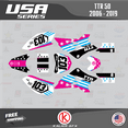 thumbnail image 1 of Kalair GFX Graphics Kit for Yamaha TTR50 (2006-2023) Usa Series, 1 of 5