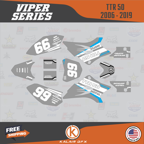 Kalair GFX Graphics Kit for Yamaha TTR50 (2006-2023) Viper Series
