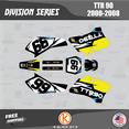 thumbnail image 1 of Kalair GFX Graphics Kit for Yamaha TTR90 (2000-2008) Division Series, 1 of 5