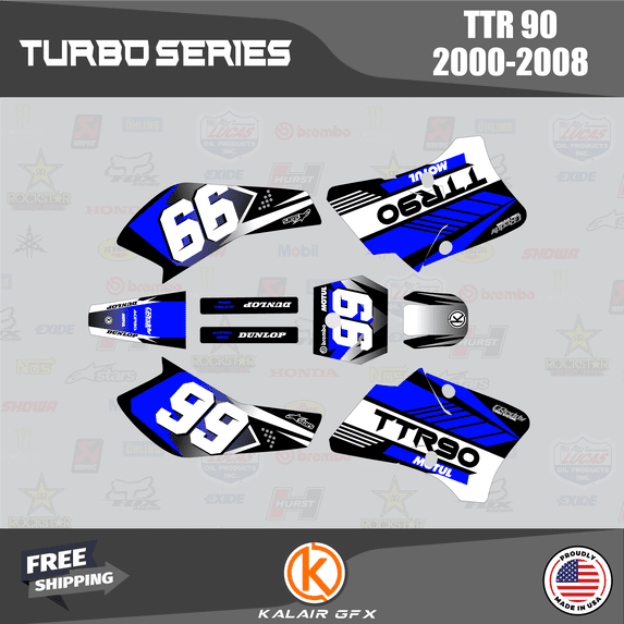 Kalair GFX Graphics Kit for Yamaha TTR90 (2000-2008) Turbo Series