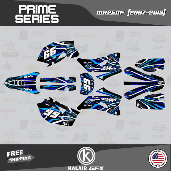 Kalair GFX Graphics Kit for Yamaha WR250F (2007-2013) Prime Series