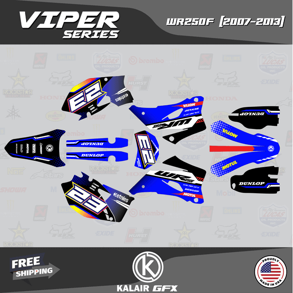 Kalair GFX Graphics Kit for Yamaha WR250F (2007-2013) Viper Series