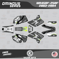 thumbnail image 1 of Kalair GFX Graphics Kit for Yamaha WR450F (2003-2004) Ominous Series, 1 of 5
