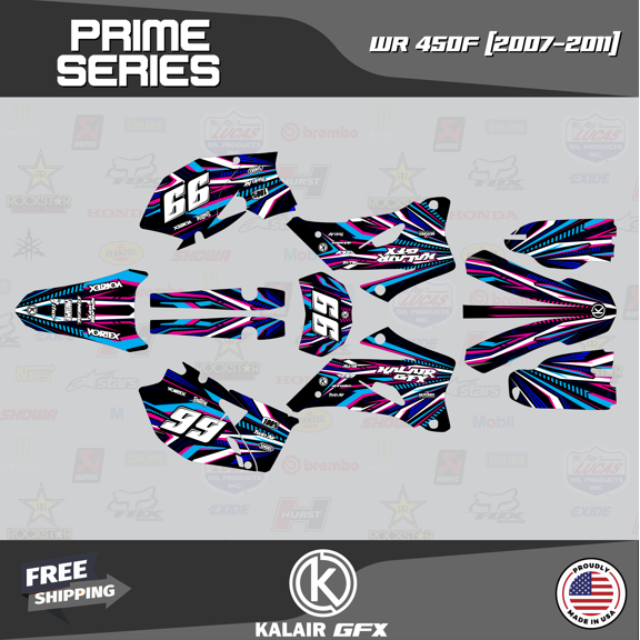 Kalair GFX Graphics Kit for Yamaha WR450F (2007-2011) Prime Series