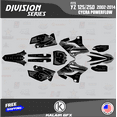 thumbnail image 1 of Kalair GFX Graphics Kit for Yamaha YZ 125 CYCRA POWERFLOW RESTYLED (2002-2014) Division Series, 1 of 5