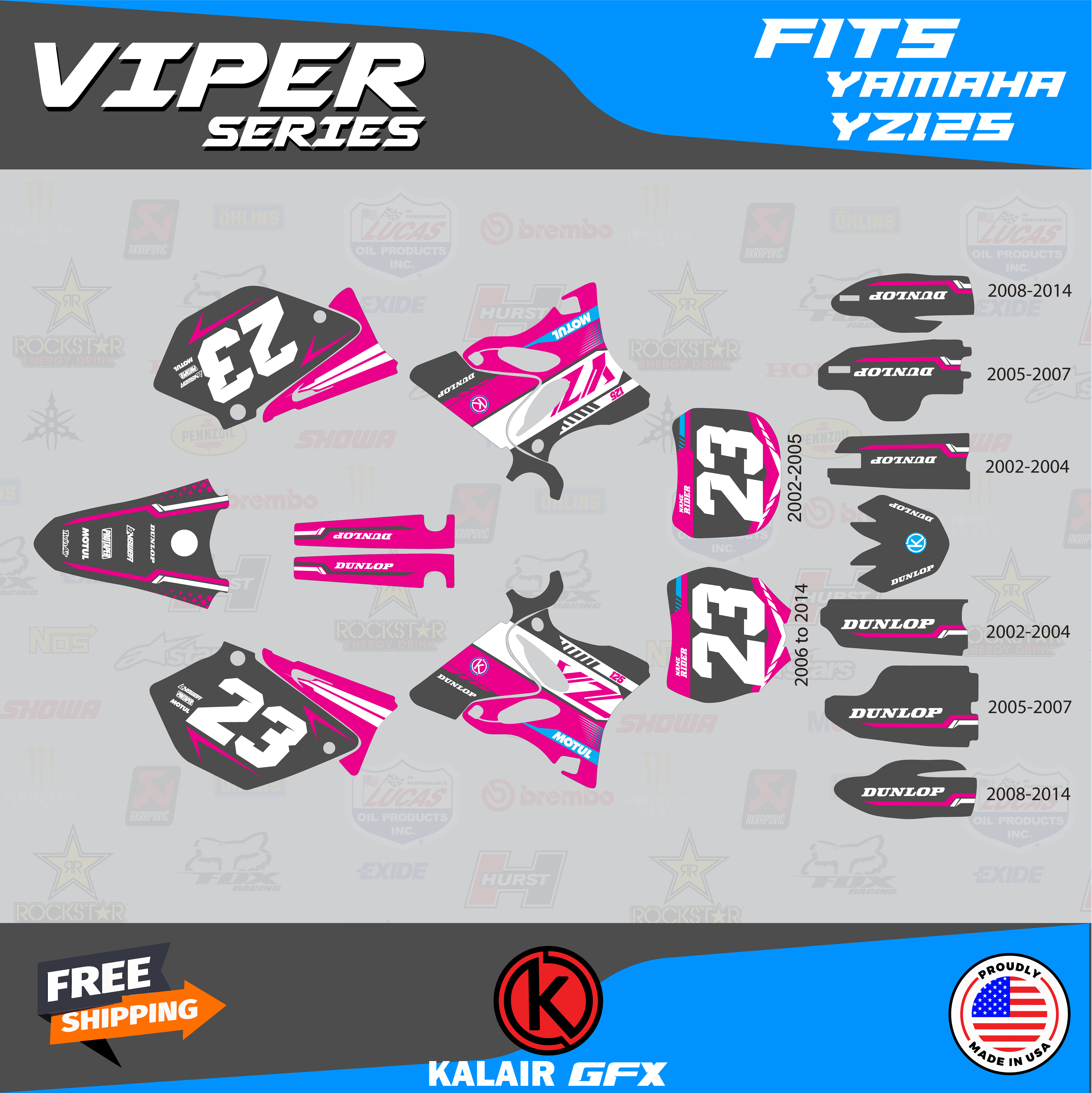 Kit D'embrayage Complet Mitaka Pour Yamaha YZ125 (2002-2004) - Pièce Moteur D'origine Japon