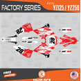 thumbnail image 1 of Kalair GFX Graphics Kit for Yamaha YZ125 (2015-2021) Factory Series, 1 of 5