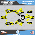 thumbnail image 1 of Kalair GFX Graphics Kit for Yamaha YZ250 (1993-1995) Night-city Series, 1 of 5