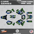 thumbnail image 1 of Kalair GFX Graphics Kit for Yamaha YZ250 (1996-2001) Core Series, 1 of 5