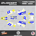 thumbnail image 1 of Kalair GFX Graphics Kit for Yamaha YZ250 (1996-2001) Evader Series, 1 of 5