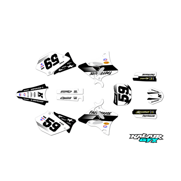 Kalair GFX Graphics Kit for Yamaha YZ250 (2002-2004) Swift Series