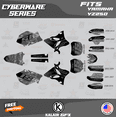 thumbnail image 1 of Kalair GFX Graphics Kit for Yamaha YZ250 (2006-2007) Cyberware Series, 1 of 5