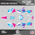 thumbnail image 1 of Kalair GFX Graphics Kit for Yamaha YZ250F (2003-2005) Dream Series, 1 of 5