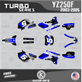 thumbnail image 1 of Kalair GFX Graphics Kit for Yamaha YZ250F (2003-2005) Turbo Series, 1 of 5