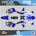 thumbnail image 1 of Kalair GFX Graphics Kit for Yamaha YZ250F (2010-2013) Dream Series, 1 of 5