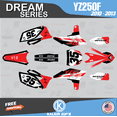 thumbnail image 1 of Kalair GFX Graphics Kit for Yamaha YZ250F (2010-2013) Dream Series, 1 of 5
