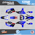 thumbnail image 1 of Kalair GFX Graphics Kit for Yamaha YZ250F (2010-2013) Ominous Series, 1 of 5