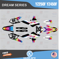 thumbnail image 1 of Kalair GFX Graphics Kit for Yamaha YZ250F (2014-2018) Dream Series, 1 of 5