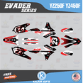 thumbnail image 1 of Kalair GFX Graphics Kit for Yamaha YZ250F (2014-2018) Evader Series, 1 of 5