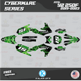 thumbnail image 1 of Kalair GFX Graphics Kit for Yamaha YZ250F (2019-2023) Cyberware Series, 1 of 5