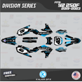 thumbnail image 1 of Kalair GFX Graphics Kit for Yamaha YZ250F (2019-2023) Division Series, 1 of 5
