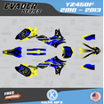 thumbnail image 1 of Kalair GFX Graphics Kit for Yamaha YZ450F (2010-2013) Evader Series, 1 of 5