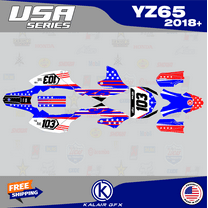 Kalair GFX Graphics Kit for Yamaha YZ65 (2018-2023) Usa Series